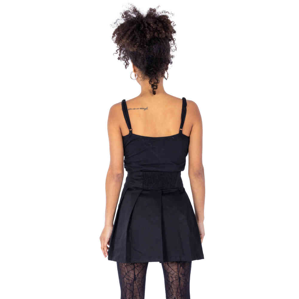 Heartless - Peekaboo Jupe courte - Noir/Rose
